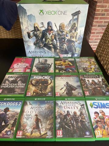 Console Xbox One 500GB + 12 Games beschikbaar voor biedingen
