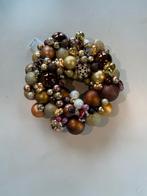 Kerstkrans/ winter 🎅 goud/ warme kleuren + verlichting, Huis en Inrichting, Woonaccessoires | Kransen, Ophalen of Verzenden, Nieuw
