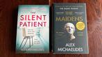 Alex Michaelides The Silent Patient + The Maidens, Ophalen of Verzenden, Zo goed als nieuw