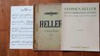 HELLER.  3 Pianowerken. (Etudes), Muziek en Instrumenten, Bladmuziek, Gebruikt, Klassiek, Ophalen of Verzenden, Artiest of Componist