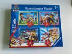Paw patrol spel quizzy en 4 in 1 puzzel, Ophalen of Verzenden, 10 tot 50 stukjes, Gebruikt