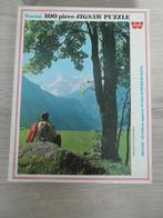 Whitman - Zwitserse alpen puzzel - 400 stukjes, Minder dan 500 stukjes, Gebruikt, Ophalen of Verzenden, Legpuzzel
