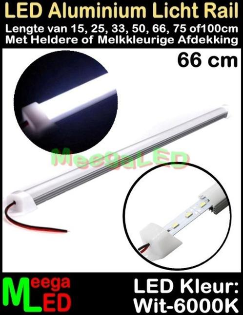 LED Profiel Rigid Strip Bar Rail 66cm SMD5730 Wit 6000K, Dieren en Toebehoren, Vogels | Hokken en Kooien, Nieuw, Vogelkooi, Aluminium