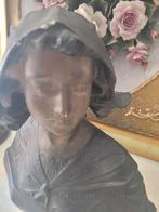Antieke Franse holle buste, Antiek en Kunst, Curiosa en Brocante, Ophalen of Verzenden