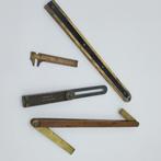 Verschillende meetgereedschappen, waaronder tank-inhoud-maat, Antiek en Kunst, Antiek | Gereedschap en Instrumenten, Ophalen of Verzenden