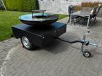 Plancha bbq trailer, Tuin en Terras, Houtskoolbarbecues, Ophalen, Nieuw