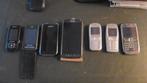 2x Nokia 3x Samsung 1x Blackberry 1x Siemens, Gebruikt, Geen camera, Zwart, Ophalen of Verzenden