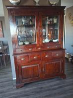 Zware echte teak houten buffetkast, Huis en Inrichting, Kasten | Buffetkasten, Ophalen of Verzenden, Zo goed als nieuw, 25 tot 50 cm