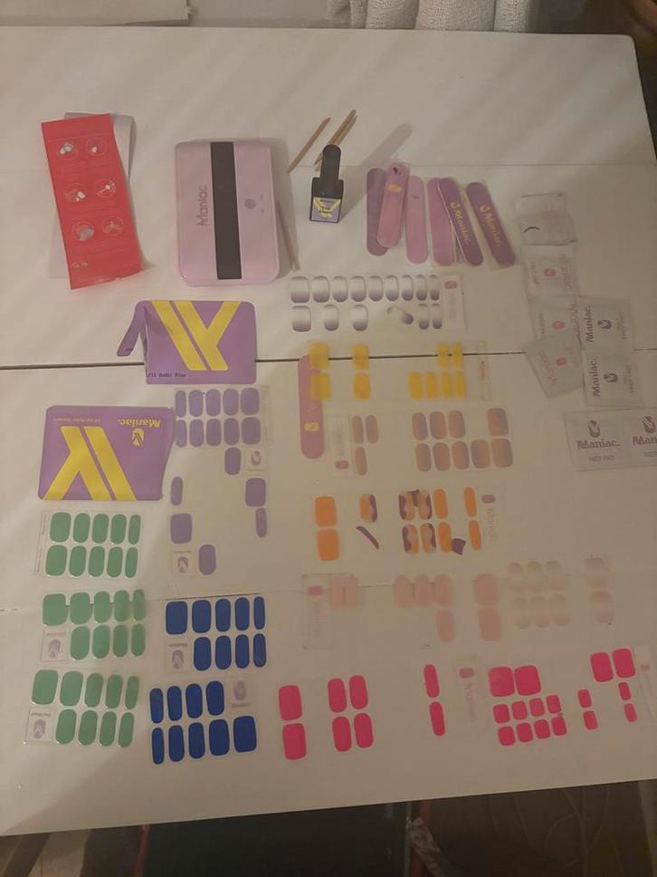 Maniac Nagel Set - Veel Kleuren!, Sieraden, Tassen en Uiterlijk, Uiterlijk | Cosmetica en Make-up, Gebruikt, Toebehoren, Handen en Nagels