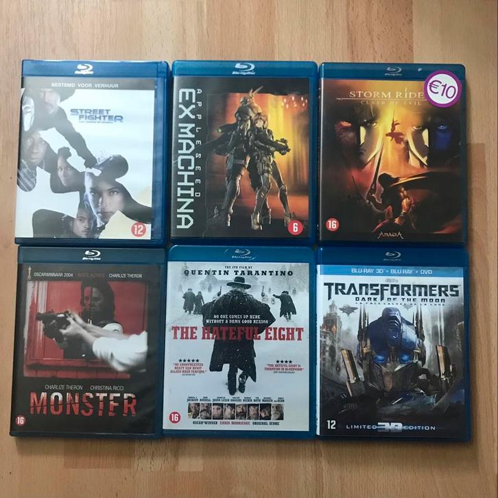 Blu-ray Films., Cd's en Dvd's, Blu-ray, Zo goed als nieuw, Actie, 3D, Ophalen of Verzenden