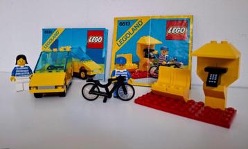 Vintage LEGOLAND Nr. 6530, Auto & Nr. 6613 Telefoon cel, '80 beschikbaar voor biedingen
