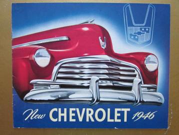 1946 CHEVROLET brochure, Engels beschikbaar voor biedingen