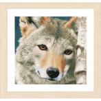 Borduurpakket wolf PN0166758, Ophalen of Verzenden, Nieuw, Handborduren, Borduurpakket