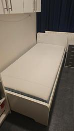 IKEA Askvoll bed 90x200, Ophalen, 90 cm, Eenpersoons, Wit