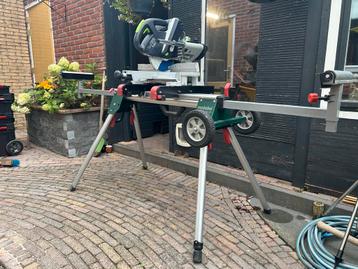 Festool ks e afkortzaag met gratis metabo statief beschikbaar voor biedingen