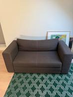 IKEA ASKEBY 2-zits slaapbank grijs antraciet, Ophalen, Gebruikt, Tweepersoons, Minder dan 150 cm