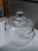 GLAZEN STOLPEN ( 2X) -   FRANS VINTAGE, Ophalen of Verzenden, Zo goed als nieuw