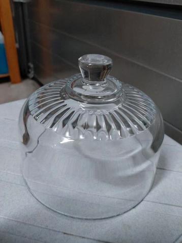GLAZEN STOLPEN ( 2X) FRANS -  VINTAGE beschikbaar voor biedingen