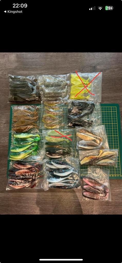 Fat belly Culprit shad in verschillende kleur., Watersport en Boten, Hengelsport | Roofvissen, Nieuw, Werphengel, Ophalen of Verzenden