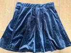 Blauw fluweel fluwelen velours rok rokje h&m 146 152, Kinderen en Baby's, Kinderkleding | Maat 146, Ophalen of Verzenden, Zo goed als nieuw