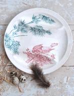 Antiek aspergebord Longwy, Ophalen of Verzenden