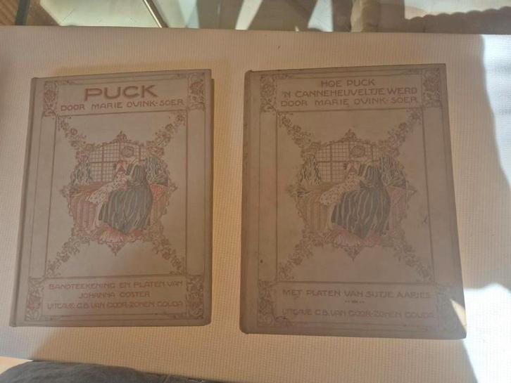 2x Marie Ovink-Soer: Puck / Hoe Puck een Canneheuveltje werd, Boeken, Kinderboeken | Jeugd | 10 tot 12 jaar, Gelezen, Ophalen of Verzenden