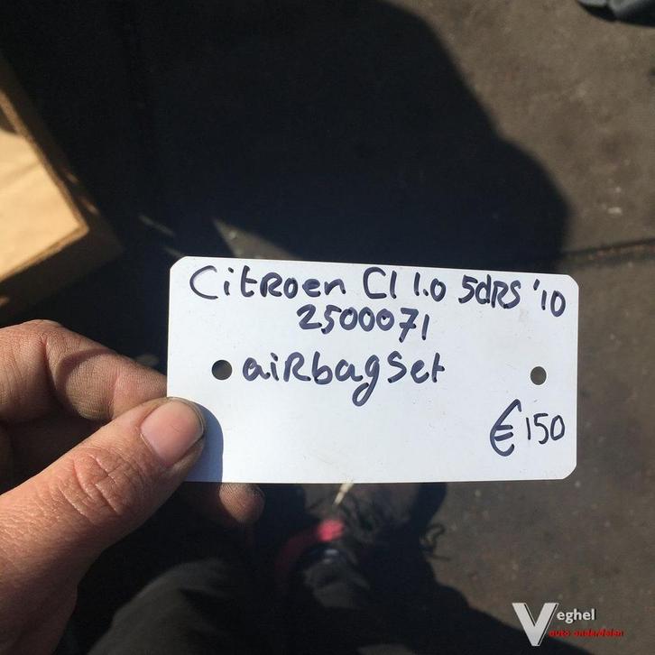 Citroen C1    1.0  2010 Wagennr 2500071   Airbag set, Auto-onderdelen, Dashboard en Schakelaars, Gebruikt, Ophalen