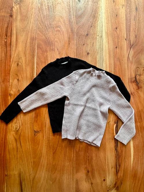 2x trui Zara (zwart & lila), maat 110, Kinderen en Baby's, Kinderkleding | Maat 110, Gebruikt, Meisje, Trui of Vest, Ophalen of Verzenden