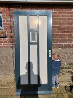 Nette meranti jaren '30 deur replica met origineel raampje., 80 tot 100 cm, Zo goed als nieuw, Buitendeur, Ophalen
