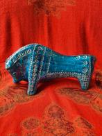 Bitossi grote stier Aldo Rimini blue, Antiek en Kunst, Antiek | Keramiek en Aardewerk, Ophalen of Verzenden