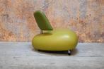 ZGANieuw! groene leren Leolux Pallone design fauteuil, Huis en Inrichting, Fauteuils, Leolux, Design, 75 tot 100 cm, Ophalen of Verzenden