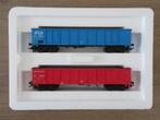 Märklin 47197 - set à 2 NS Cargo Hogeboordwagons, Hobby en Vrije tijd, Modeltreinen | H0, Wisselstroom, Ophalen of Verzenden, NS