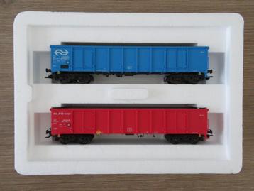 Märklin 47197 - set à 2 NS Cargo Hogeboordwagons beschikbaar voor biedingen