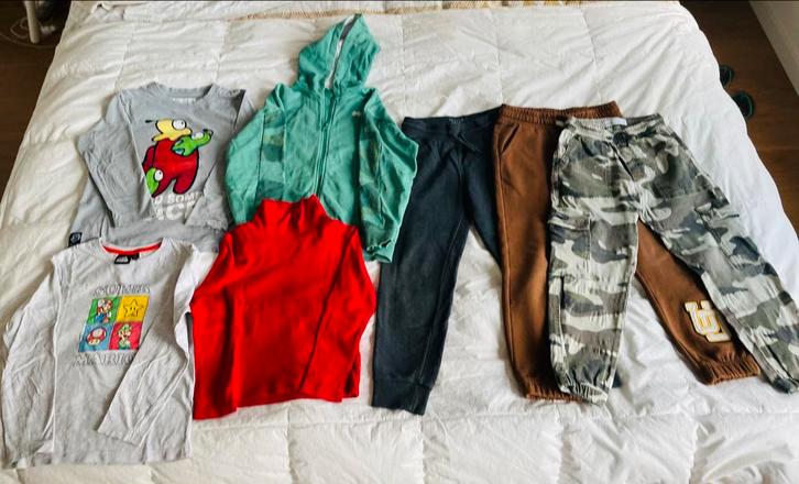 Jongens Kledingpakket Maat 122-128 - 7 Stuks, Kinderen en Baby's, Kinderkleding | Kinder-kledingpakketten, Gebruikt, Maat 128