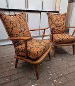 Set van twee vintage spijlen stoelen fauteuils, Ophalen