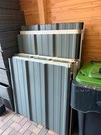 Sandwichpanelen / Dakpanelen - Grijs 12.- per paneel, Doe-het-zelf en Verbouw, Gebruikt, 15 m² of meer, Metaal, Grijs