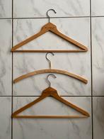 Oude kleerhangers met reclame, Ophalen of Verzenden, Gebruikt, Hout