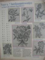 borduur patronen bloemen, Ophalen of Verzenden, Zo goed als nieuw, Patroon