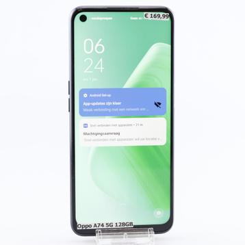 Oppo A74 5G 128GB Zwart beschikbaar voor biedingen