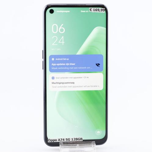 Oppo A74 5G 128GB Zwart, Telecommunicatie, Mobiele telefoons | Overige merken, Zo goed als nieuw