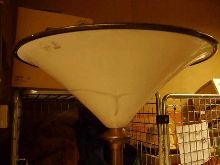 vloerlamp Barovier & Toso, Murano Venetia, Huis en Inrichting, Lampen | Vloerlampen, Gebruikt, 150 tot 200 cm, Glas, Metaal, Ophalen