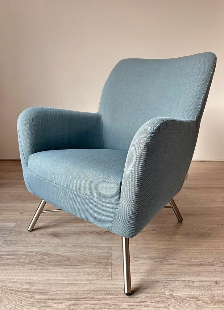 Bert Plantagie Bolero design fauteuil, Huis en Inrichting, Fauteuils, Zo goed als nieuw, Stof, 50 tot 75 cm, 75 tot 100 cm, Ophalen