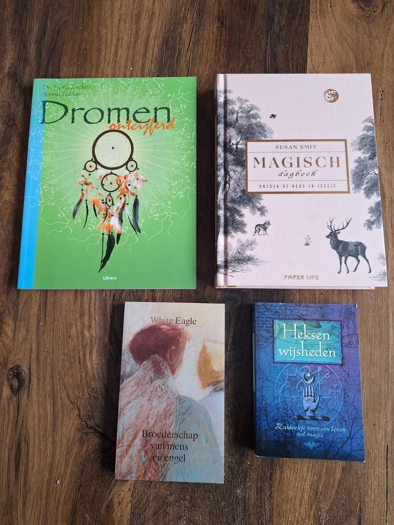 Spirituele boeken: Hekserij, dromen, engelen, Boeken, Ophalen of Verzenden, Zo goed als nieuw, Spiritualiteit algemeen, Overige typen