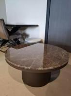Showroom uitverkoop - PTMD Bregt Coffeetable Brown Marble, Huis en Inrichting, Tafels | Salontafels, Ophalen, Overige materialen
