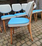 2 vintage stoelen, retro eetkamerstoelen. 50's mid century, Huis en Inrichting, Stoelen, Zo goed als nieuw, Ophalen