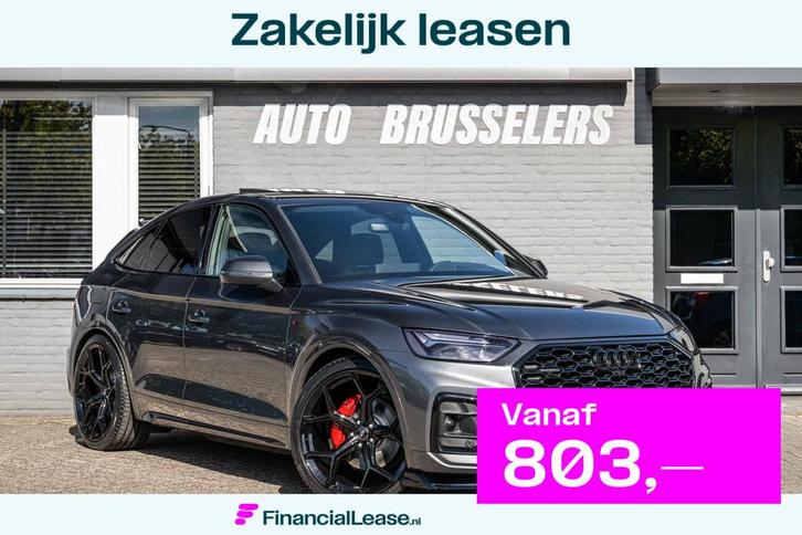 Audi Q5 Sportback 55 TFSI e S edition Competition Rood stiks, Auto's, Audi, Bedrijf, Lease, Financial lease, Q5, ABS, Airbags