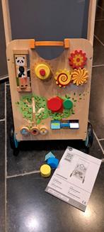 Houten loopwagen met activiteiten, Ophalen of Verzenden, Zo goed als nieuw, Auto, Met wieltjes