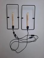 Set van 2 armaturen incl 4 led lampen - Loods 5 - Zwart E27, Ophalen of Verzenden, Zo goed als nieuw