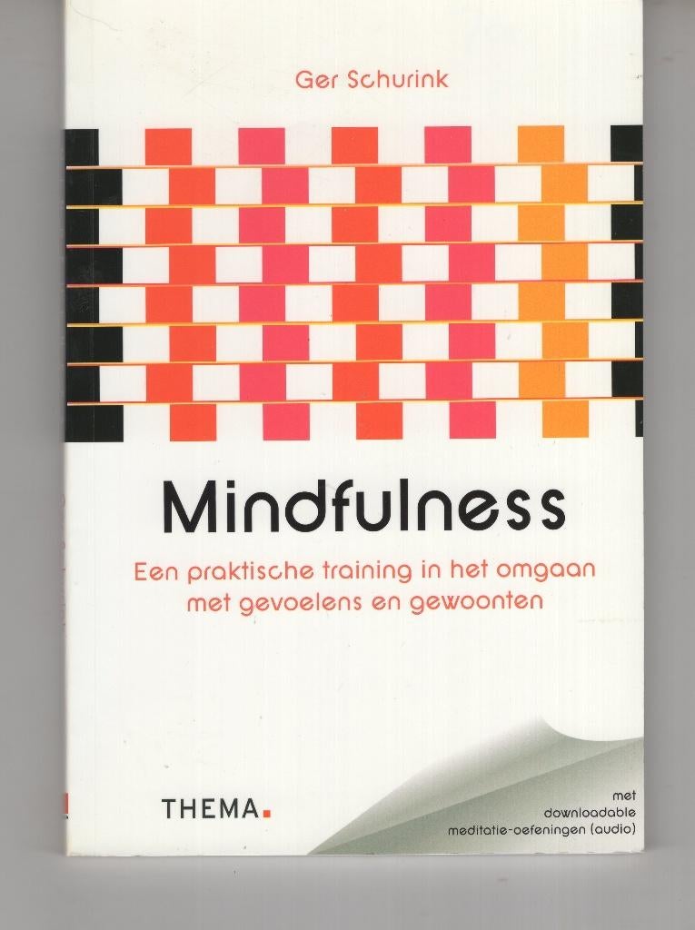 Mindfulness Ger Schurink, Ophalen of Verzenden, Zo goed als nieuw, Spiritualiteit algemeen, Overige typen