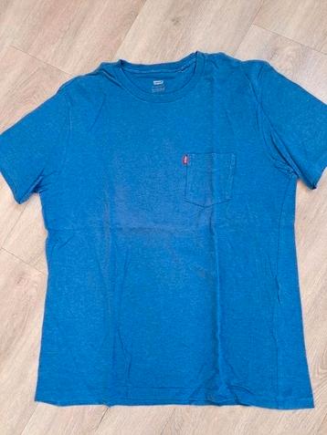 ZGAN Levi t-shirt blauw maat L beschikbaar voor biedingen